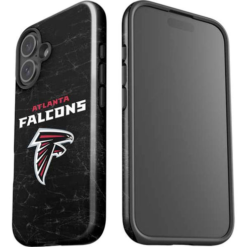 NFL Atlanta Falcons Distressed iPhone 16 Plus Impact Case