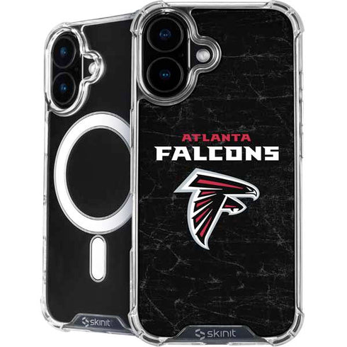 NFL Atlanta Falcons Distressed iPhone 16 Plus MagSafe Case