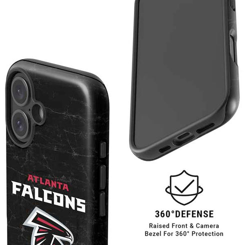 NFL Atlanta Falcons Distressed iPhone 16 Plus Magsafe Impact Case
