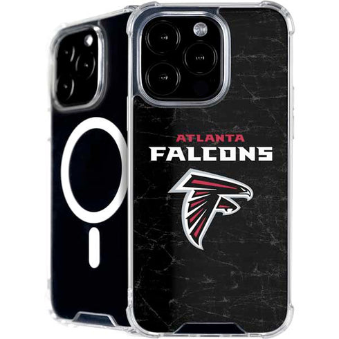 NFL Atlanta Falcons Distressed iPhone 16 Pro MagSafe Case