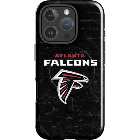 NFL Atlanta Falcons Distressed iPhone 16 Pro Magsafe Impact Case