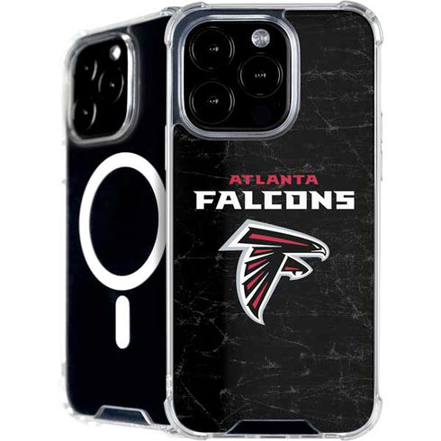 NFL Atlanta Falcons Distressed iPhone 16 Pro Max MagSafe Case