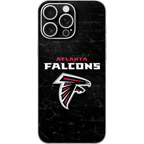 NFL Atlanta Falcons Distressed iPhone 16 Pro Max Skin