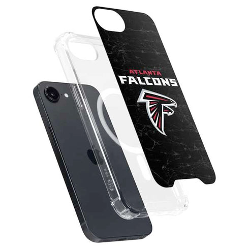 NFL Atlanta Falcons Distressed iPhone 16e MagSafe Case