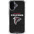 NFL Atlanta Falcons Distressed iPhone 17 Clear Case