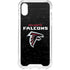 NFL Atlanta Falcons Distressed iPhone XS Clear Case