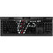 NFL Atlanta Falcons Distressed K95 RGB PLATINUM Mechanical Gaming Keyboard Skin