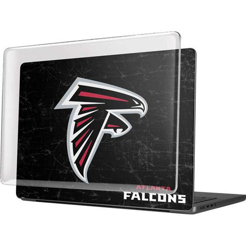NFL Atlanta Falcons Distressed MacBook Pro 14in (2021-24) Case plus Skin