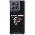 NFL Atlanta Falcons Distressed Moto G Power 5G (2025) Clear Case