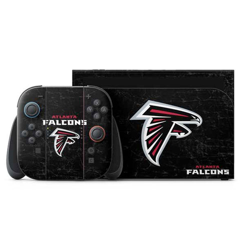 NFL Atlanta Falcons Distressed Nintendo Skins