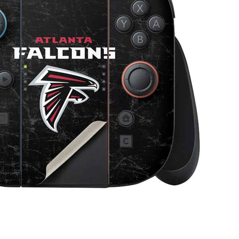 NFL Atlanta Falcons Distressed Nintendo Switch 2 (2025) Joy-Con Controller Skin