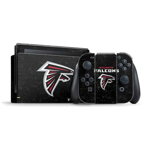 NFL Atlanta Falcons Distressed Nintendo Skins