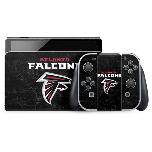 NFL Atlanta Falcons Distressed Nintendo Skins