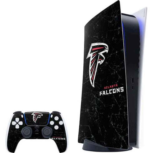 NFL Atlanta Falcons Distressed PlayStation PS5 Skins