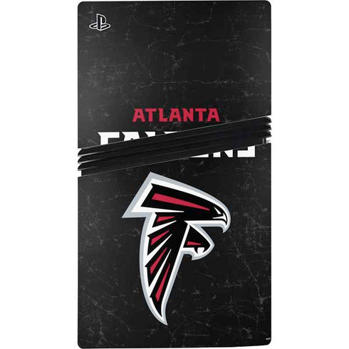 NFL Atlanta Falcons Distressed PS5 Pro Bundle Skin
