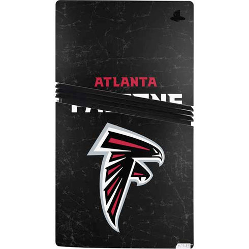 NFL Atlanta Falcons Distressed PS5 Pro Bundle Skin