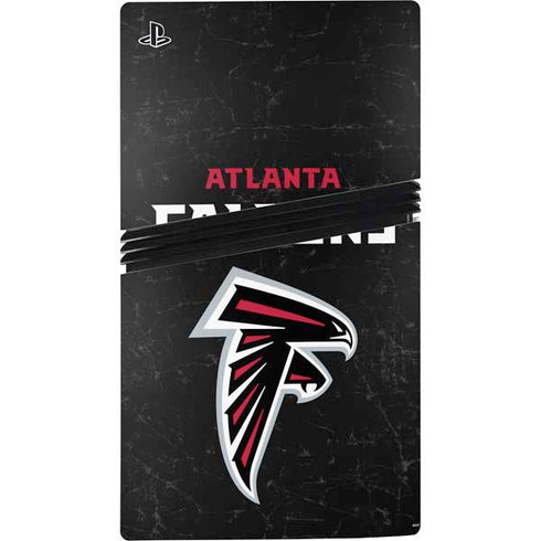 NFL Atlanta Falcons Distressed PS5 Pro Console Skin