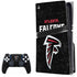 NFL Atlanta Falcons Distressed PS5 Pro Disk Bundle Skin