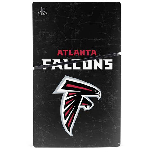 NFL Atlanta Falcons Distressed PS5 Slim Digital Edition Console Skin