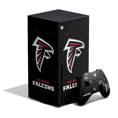 NFL Atlanta Falcons Distressed Xbox Series X Bundle Skin