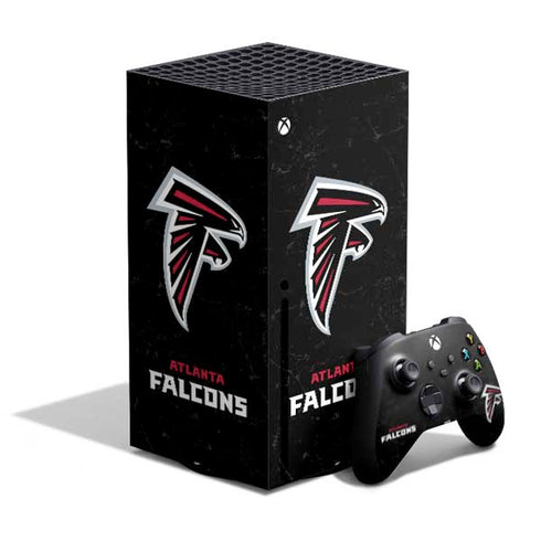 NFL Atlanta Falcons Distressed XBox Series X Digital Edition Bundle Skin