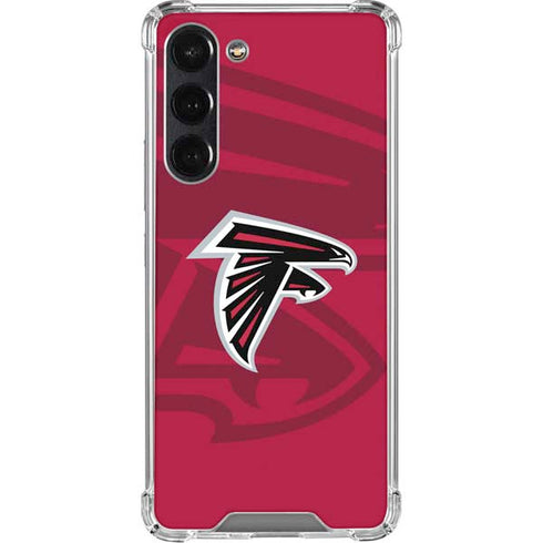 NFL Atlanta Falcons Double Vision Galaxy S24 FE Clear Case