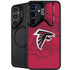 NFL Atlanta Falcons Double Vision Galaxy S25 Kickstand Case