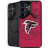 NFL Atlanta Falcons Double Vision Galaxy S25 Plus Kickstand Case