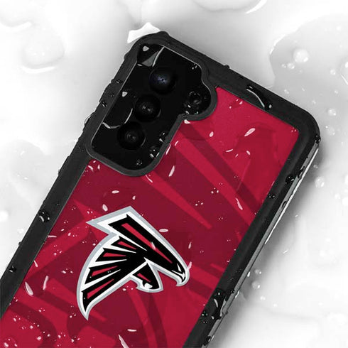 NFL Atlanta Falcons Double Vision Galaxy S24 Plus Waterproof Case