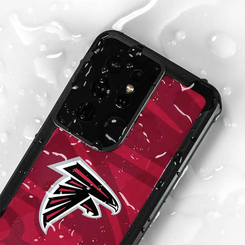 NFL Atlanta Falcons Double Vision Galaxy S24 Ultra Waterproof Case