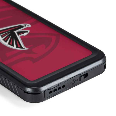 NFL Atlanta Falcons Double Vision Galaxy S24 Waterproof Case