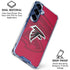 NFL Atlanta Falcons Double Vision Galaxy S25 Clear Case