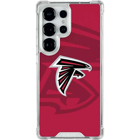 NFL Atlanta Falcons Double Vision Galaxy S25 Ultra Clear Case