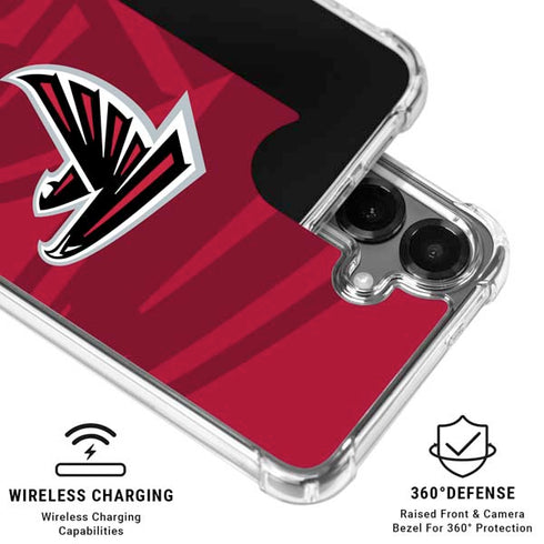 NFL Atlanta Falcons Double Vision Galaxy S26 Clear Case