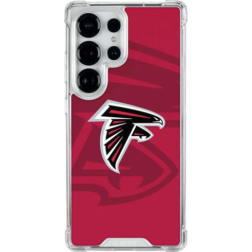 NFL Atlanta Falcons Double Vision Galaxy S26 Ultra Clear Case