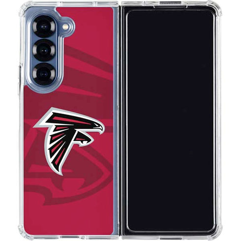 NFL Atlanta Falcons Double Vision Galaxy Z Fold6 Clear Case