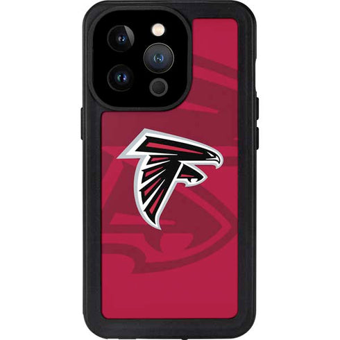 NFL Atlanta Falcons Double Vision iPhone 15 Pro Waterproof Case