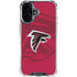 NFL Atlanta Falcons Double Vision iPhone 16 Clear Case