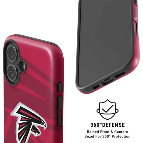NFL Atlanta Falcons Double Vision iPhone 16 Magsafe Impact Case
