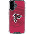 NFL Atlanta Falcons Double Vision iPhone 16 Plus Clear Case