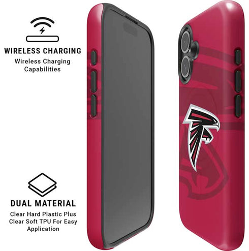 NFL Atlanta Falcons Double Vision iPhone 16 Plus Magsafe Impact Case