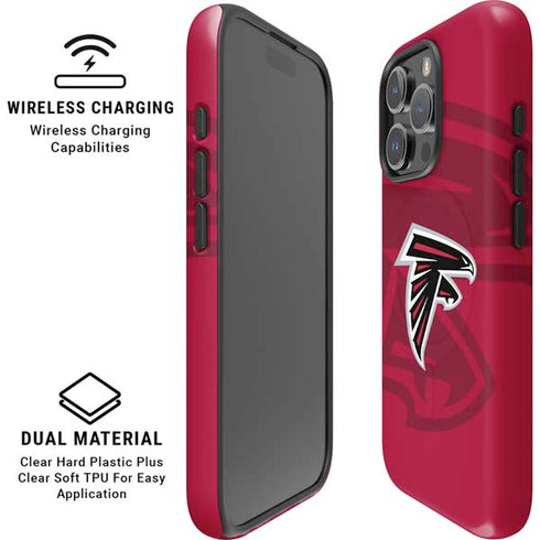 NFL Atlanta Falcons Double Vision iPhone 16 Pro Magsafe Impact Case