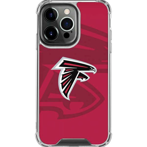 NFL Atlanta Falcons Double Vision iPhone 16 Pro Max Clear Case