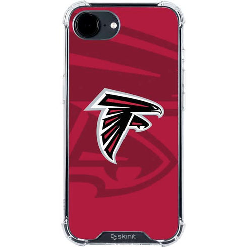 NFL Atlanta Falcons Double Vision iPhone 16e Clear Case