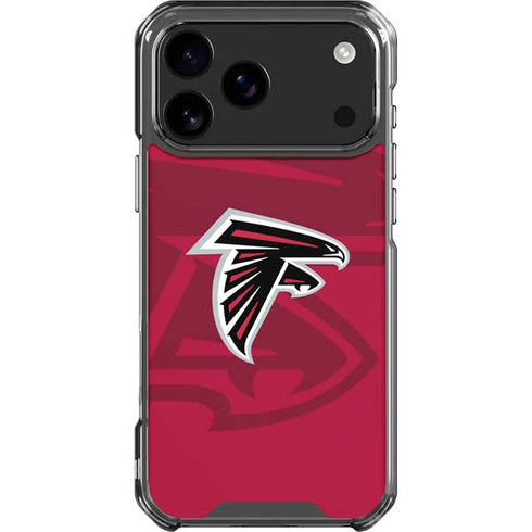 NFL Atlanta Falcons Double Vision iPhone 18 Pro Max Clear Case