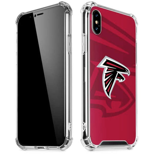 NFL Atlanta Falcons Double Vision iPhone X/XS Clear Case