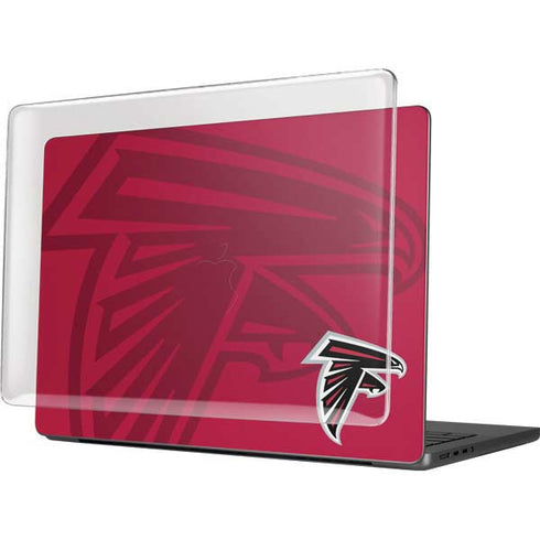 NFL Atlanta Falcons Double Vision MacBook Pro 14in (2021-24) Case plus Skin