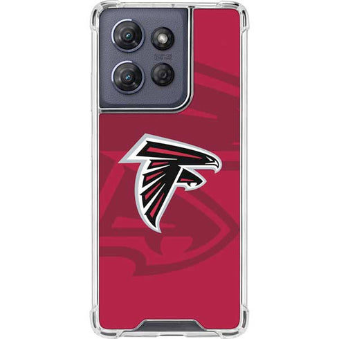 NFL Atlanta Falcons Double Vision Moto G 5G (2025) Clear Case
