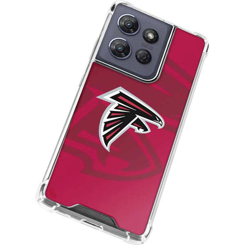 NFL Atlanta Falcons Double Vision Moto G 5G (2025) Clear Case
