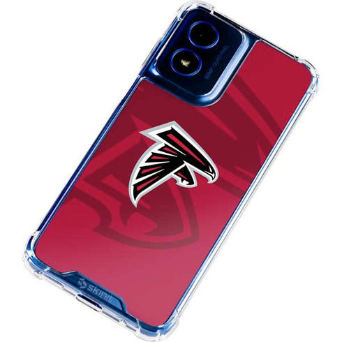NFL Atlanta Falcons Double Vision Moto G 5G (2024) Clear Case